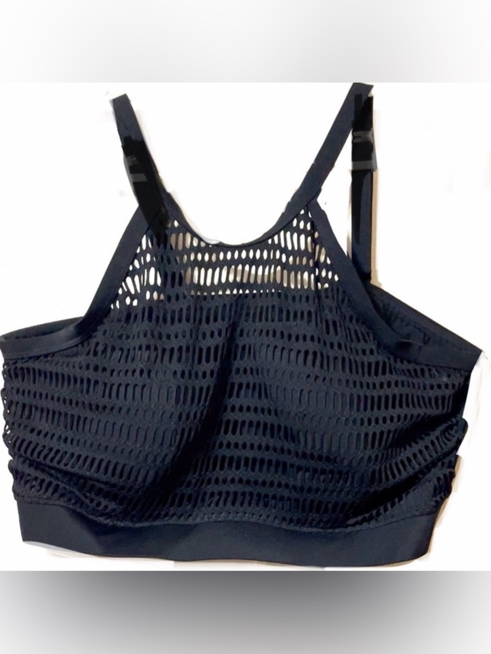 3/$13🦋CACIQUE SWIM Netted High Neck Swim Bra Top🦋
